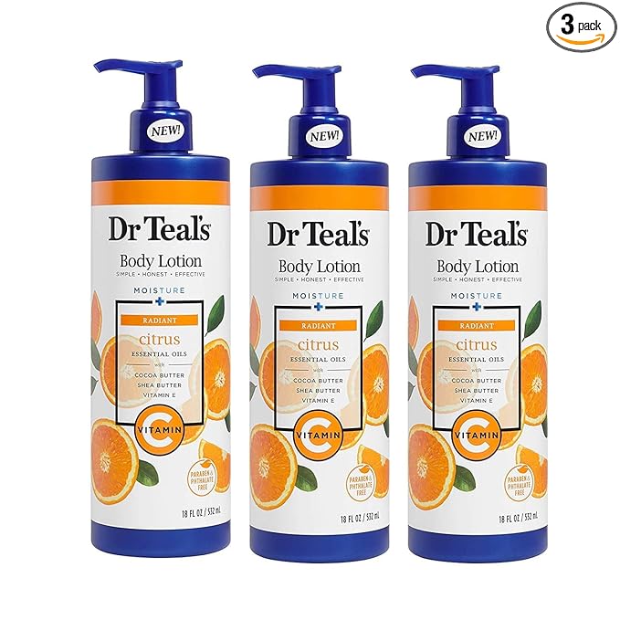 Dr Teal's Vitamin C & Citrus Body Lotion Gift Set by DrTeals