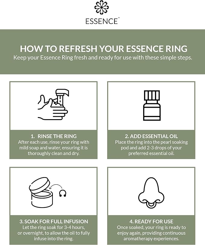 Essence Wearable Aromatherapy Nasal Diffuser – Lemongrass Essential Oil Nose - Image 5