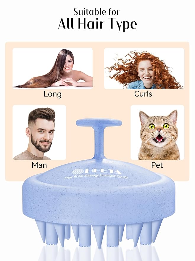 HEETA Hair Scalp Massager for Hair Growth, Shampoo Brush, Scalp Scrubber - Image 7