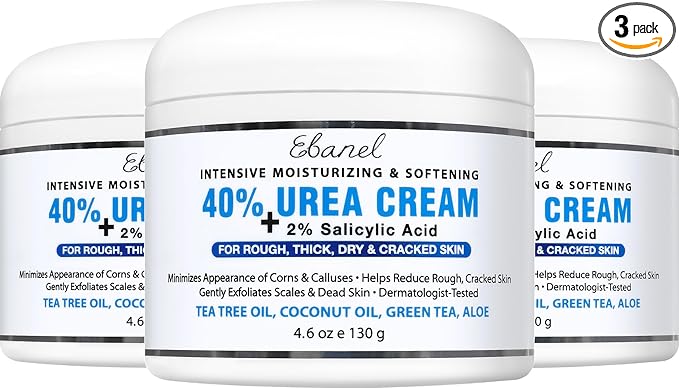Ebanel Urea Cream 40% plus Salicylic Acid 2%, Foot Cream by Ebanel