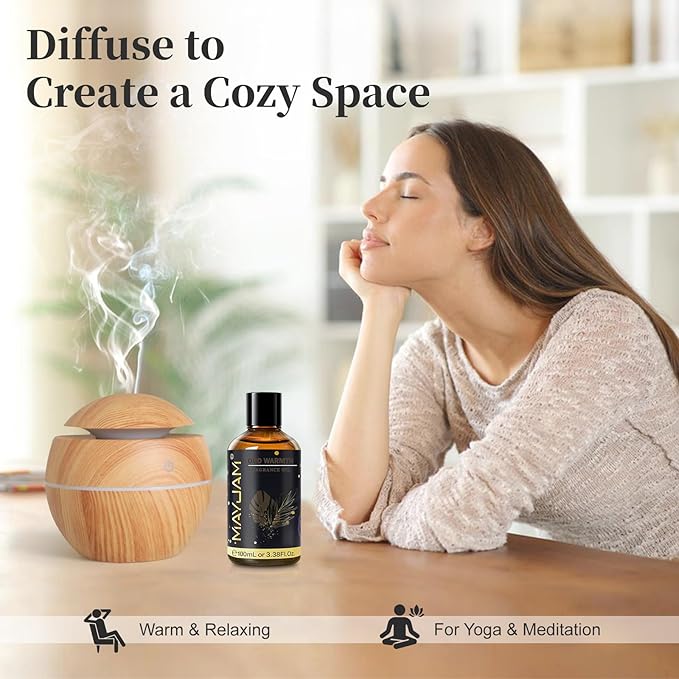 Oud Warmth Fragrance Oil Essential Oil, MAYJAM 3.38FL.OZ Oud Warmth Oil - Image 5