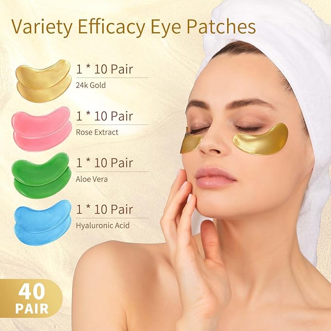 Under Eye Patches, 40 Pairs Eye Mask - Image 2