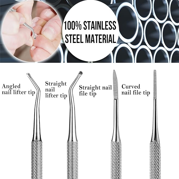 FAMILIFE Ingrown Toenail File and Lifter, Salon Use - Image 7