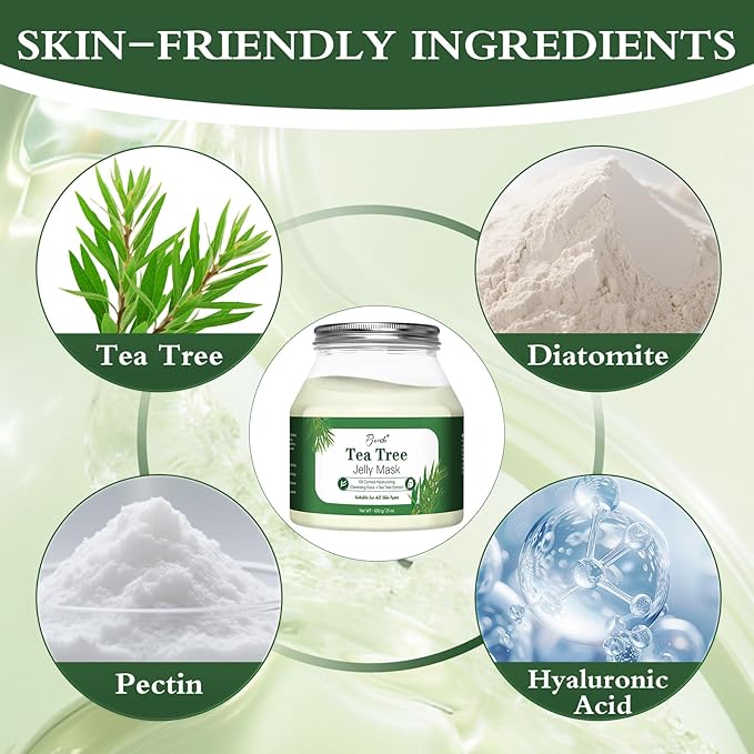 Pjordo Powder Jelly Mask for Facials Professional, Peel Off Facial Mask for - Image 2