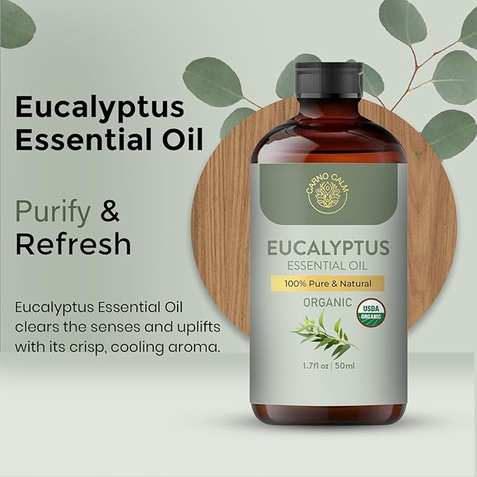 Eucalyptus Essential Oil | USDA Certified Organic Eucalyptus Oil | Ideal - Image 4