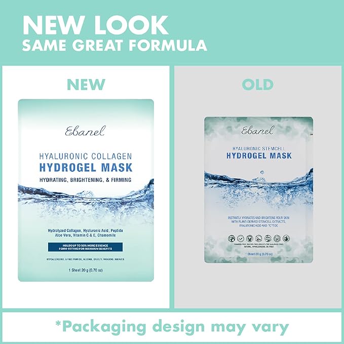 Ebanel 5 Pack Hydrogel Collagen Face Mask - Image 5