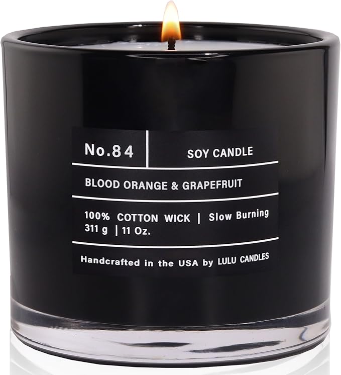 Lulu Candles | Blood Orange & Grapefruit | Smells Citrusy & Uplifting | Luxury by LULUCANDLES