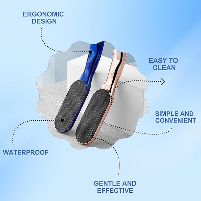 Veinsgrain Foot File, Nano Glass Foot File, Hard Skin Remover Nano-Glass Foot - Image 4