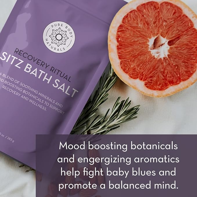 Pure Body Naturals Sitz Bath Salt – Postpartum Care and Hemorrhoid Treatment – - Image 3