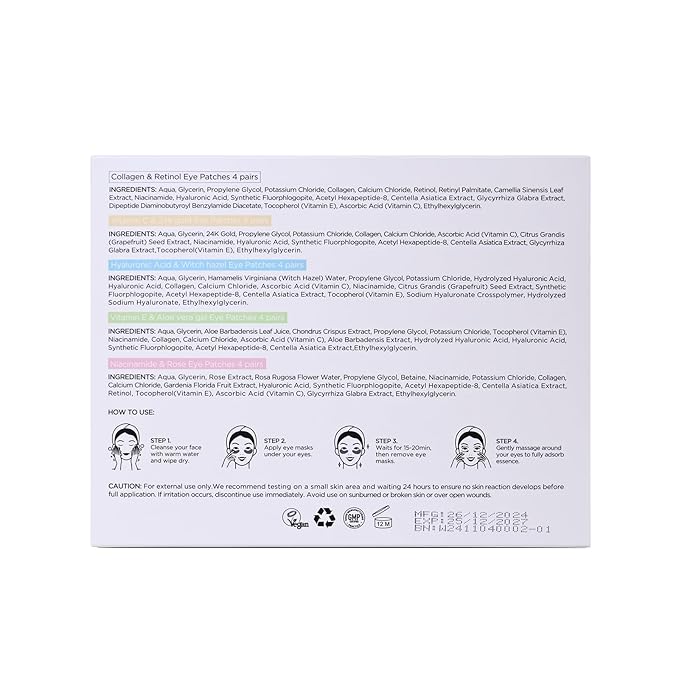Yeokoe Under Eye Patches for Dark Circles, Eye Mask for Puffy Eyes - Image 9