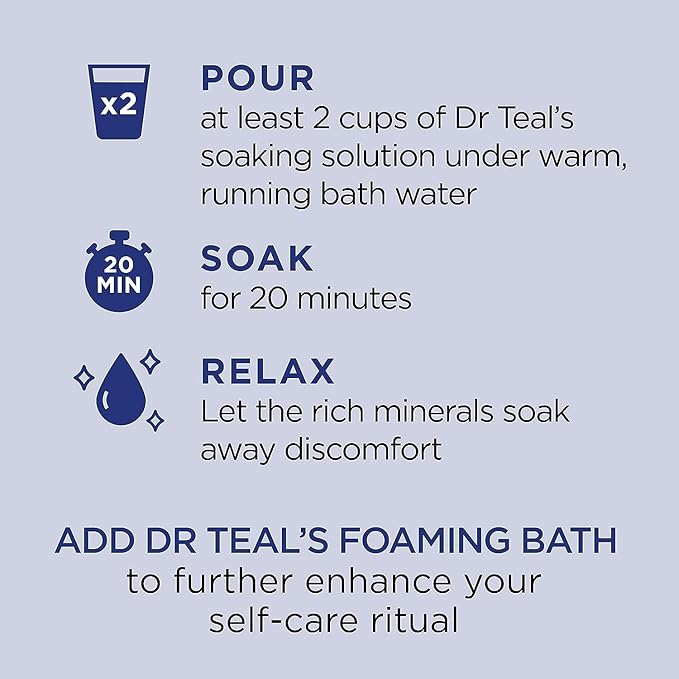 Dr Teal's Pure Epsom Salt Soak, Fragrance Free, 4 lbs - Image 6