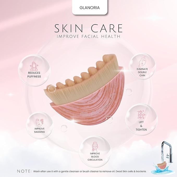 3 in 1 Lymphatic Contour Face Brush – Face Brush - Image 5