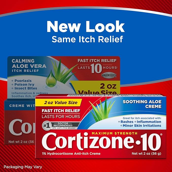 Cortizone-10 Maximum Strength Soothing Aloe Itch Relief Cream, 1% Hydrocortisone - Image 4