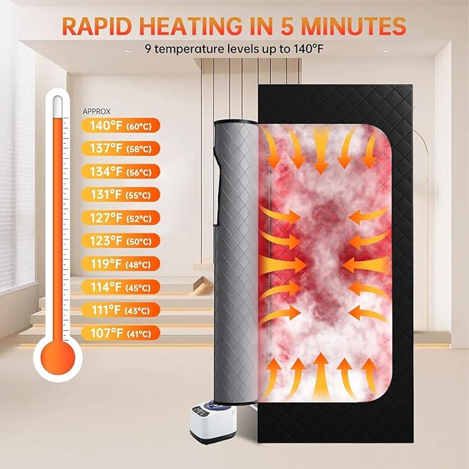 Infrared Sauna Box, Portable Sauna - Image 4