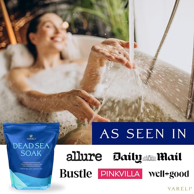 Yareli Magnesium Flakes, Dead Sea Bath & Foot Soak, Alternative to Epsom Salt - Image 3