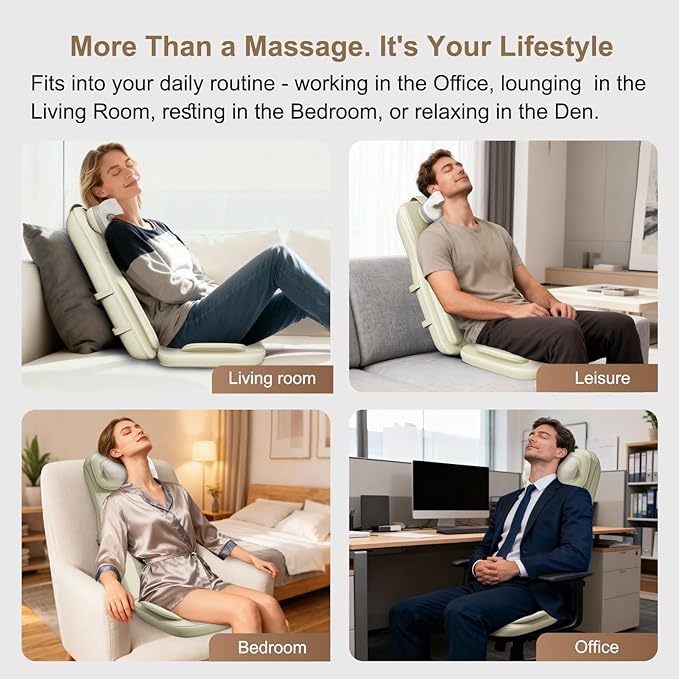 Rainwolf Shiatsu Neck and Back Massage Cushion - Image 7