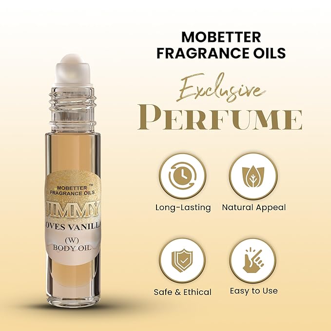 MOBETTER FRAGRANCE OILS Jimmy Loves Vanilla Perfume body oil fragrance - Image 3