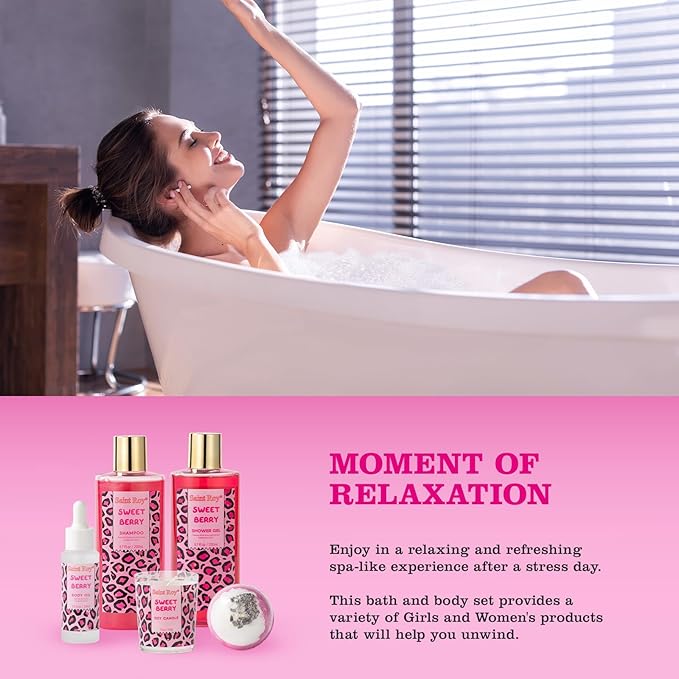 Mothers Day Gifts for Women, Bath and Body Gift Basket Set Home Bath Spa Gift - Image 8