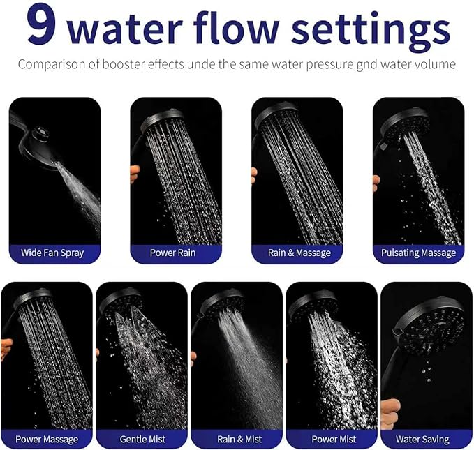 Filtered Shower Head with Handheld - Image 3