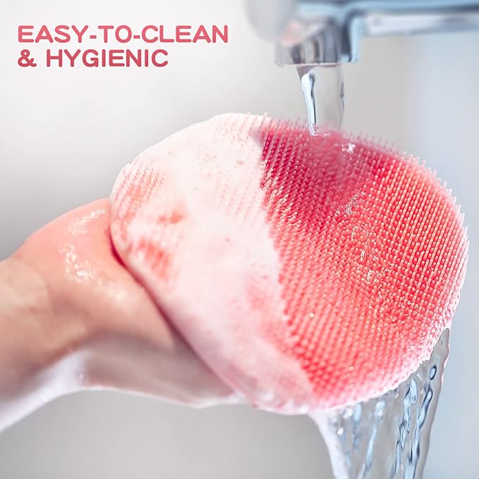 Manmihealth Silicone Back Scrubber & Soft Bath Glove Set, Super-Exfoliating - Image 6