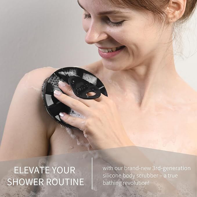 Silicone Body Scrubber, BEAUTAIL Upgrade 3rd Gen Shower Bath Brush, Lather - Image 5