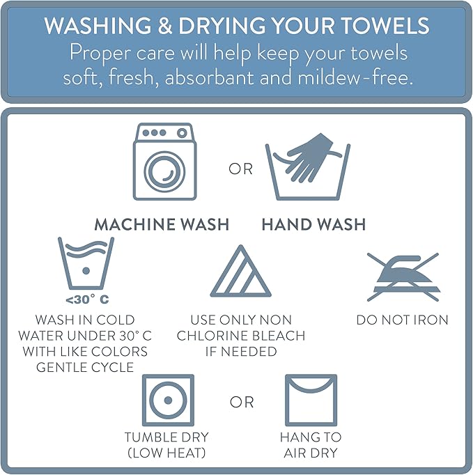 NY Loft 100% Cotton Hand Towel 6 Pack | Super Soft & Absorbent Quick-Dry Hand - Image 8