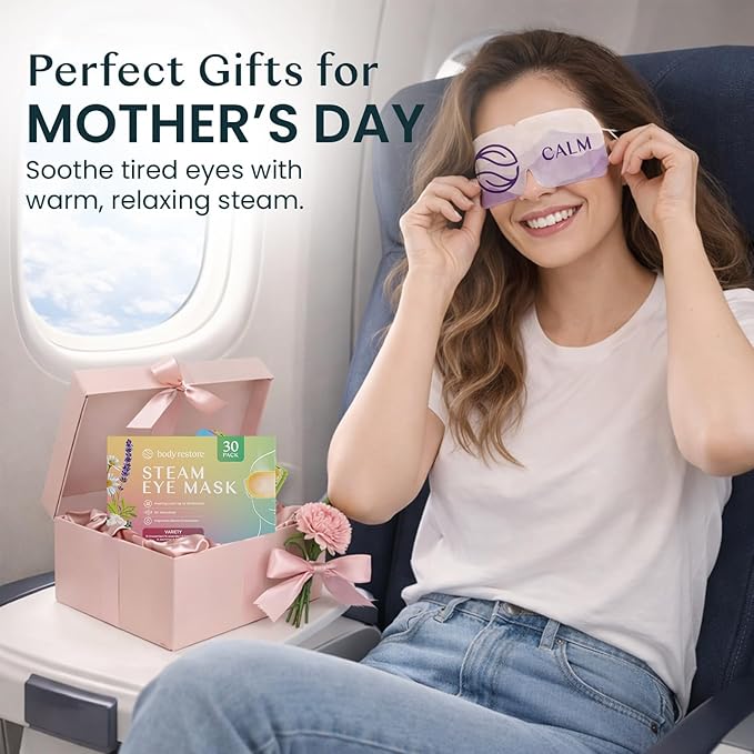 Body Restore Heated Eye Mask for Dry Eyes 30 Pack – Mothers Day Gifts for Mom - Image 2