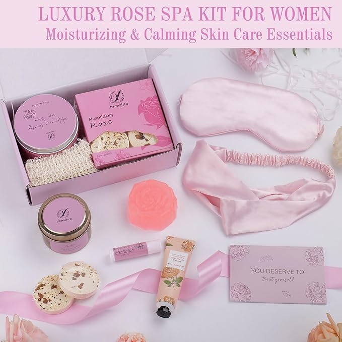 Mothers Day Spa Gifts for Women, Bath Gift Baskets, Birthday Relaxing Spa Self - Image 7