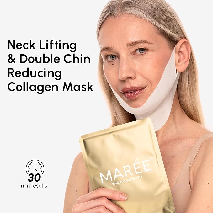 MAREE V Line Lifting Mask with 24K Gold – Deep Collagen Face Mask - Image 2