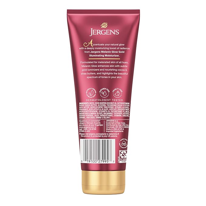 Jergens Hand and Body Lotion, Melanin Glow Illuminating Moisturizer, - Image 9