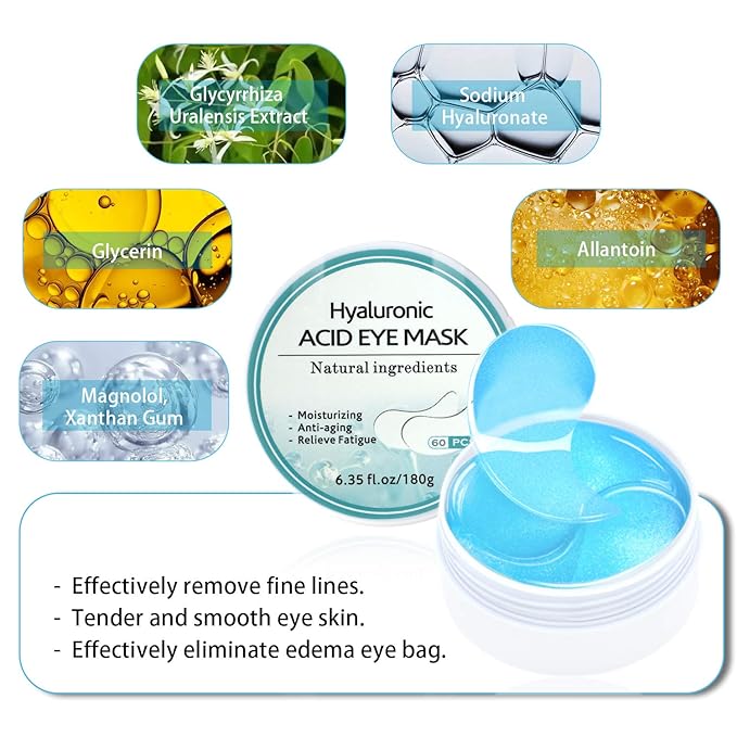 Under Eye Patches, Eye Mask for Puffy Eyes and Dark Circles - Image 2