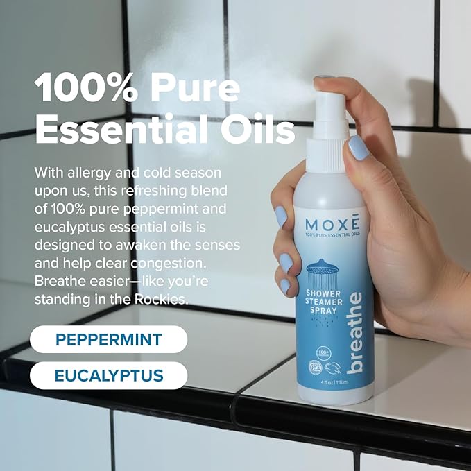 MOXE Shower Steamer Spray, Essential Oils, Natural Sleep Aromatherapy, Made in - Image 5
