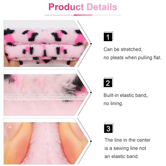 VELSCRUN 6 Pack Spa Headband, Makeup Headband, Face Wash Headbands, Skincare - Image 5