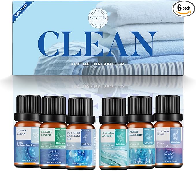 Wecona Essential Oils for Laundry by WECONA-NaturalRemedies