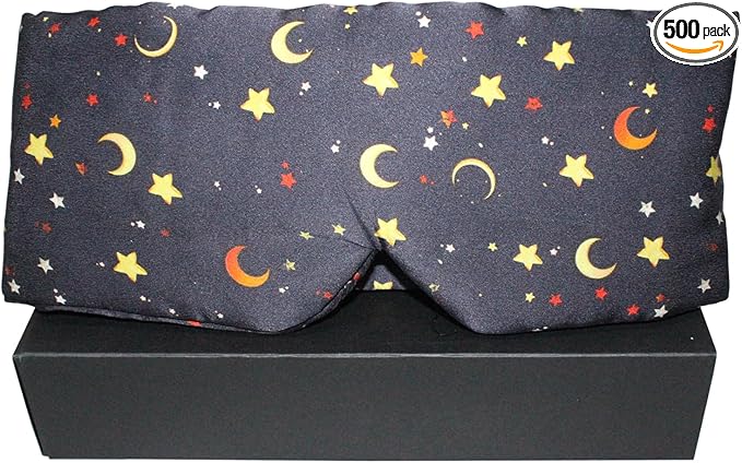 100% Mulberry Silk Eye Mask Blackout Sleeping Eye Cover by RunGrape