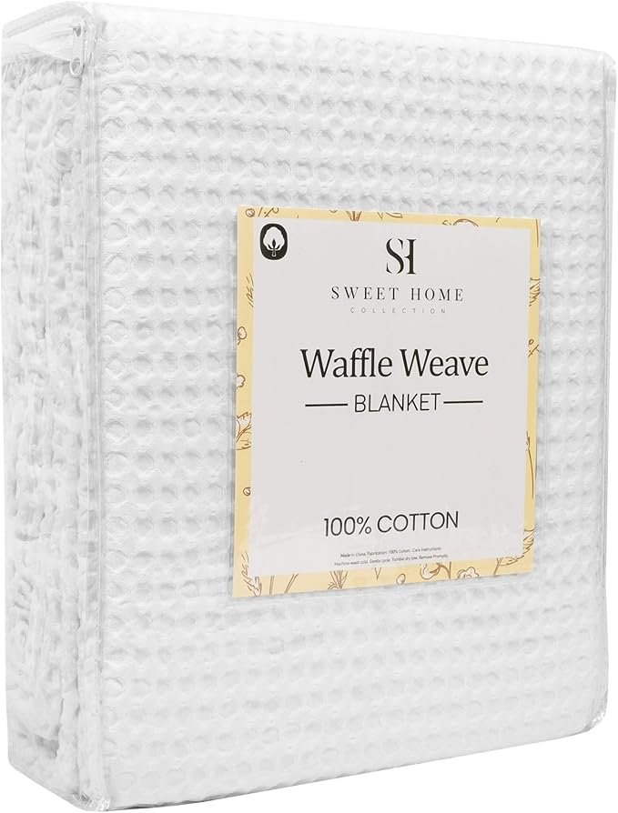 100% Fine Cotton Blanket Luxurious Weave Stylish Design Soft and Comfortable - Image 3
