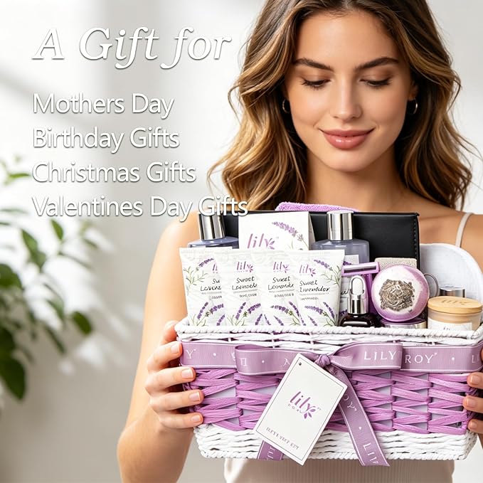 Mother's Day Gift Basket for Mom, Gifts for Women, Spa Gift Basket for Women - Image 2