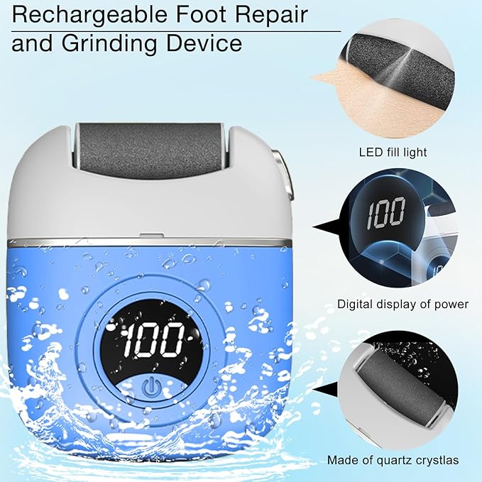 Callus Remover Foot File, Electric Foot File Grinding Machine Foot Repair and - Image 2