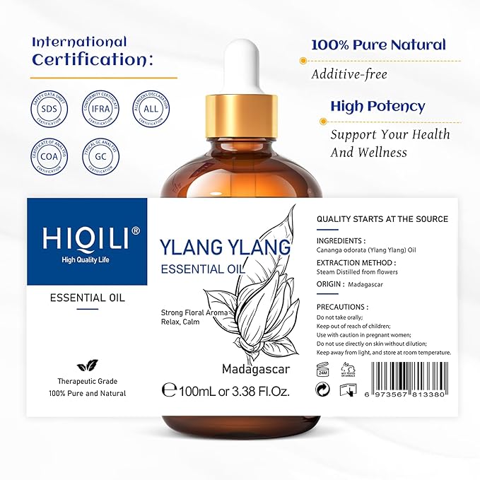HIQILI Ylang-Ylang Essential Oil, Long-Lasting Scent - Image 7