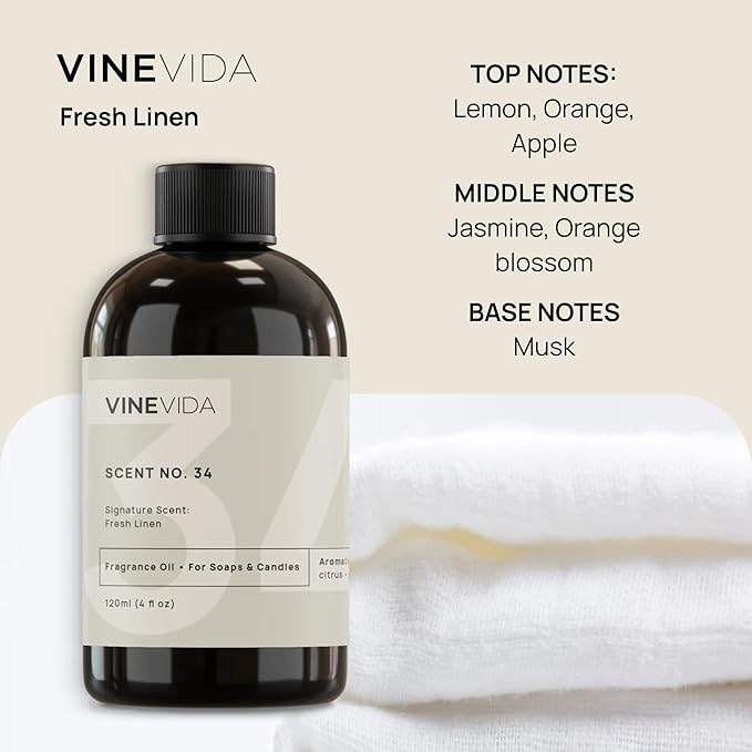 VINEVIDA Fresh Linen Fragrance Oil - Image 2