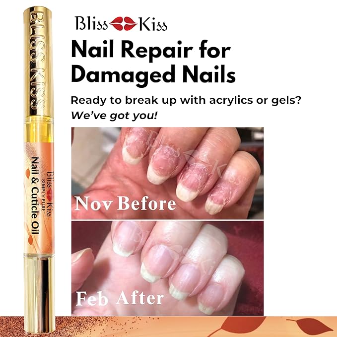 Bliss Kiss | 1 Pumpkin Spice Latte Fragrance | Nail Oil Cuticle Pen w/Vitamin E - Image 3