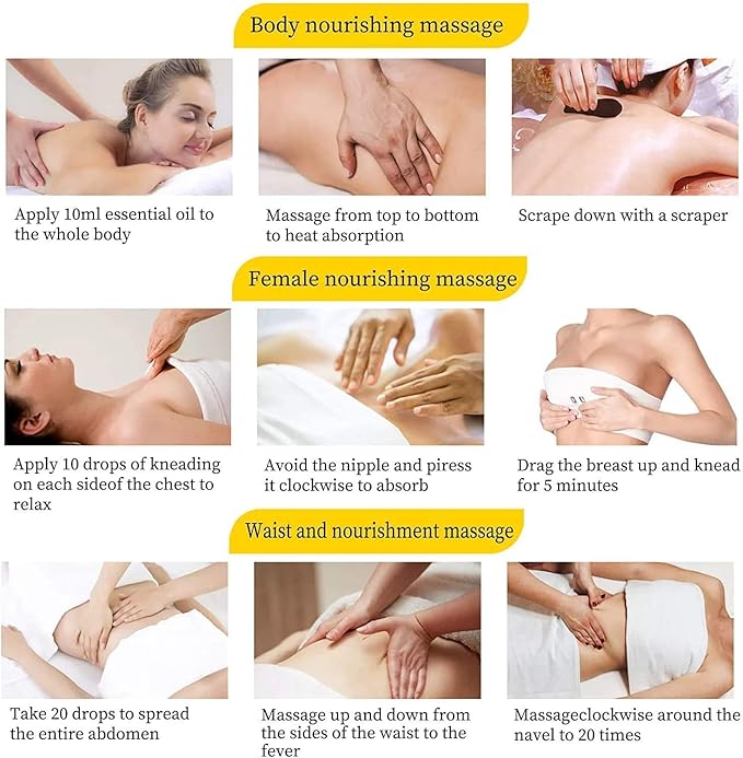 Ginger Oil, Ginger Massage Oil for Lymphatic Drainage, Natural Body Oil for Skin - Image 8