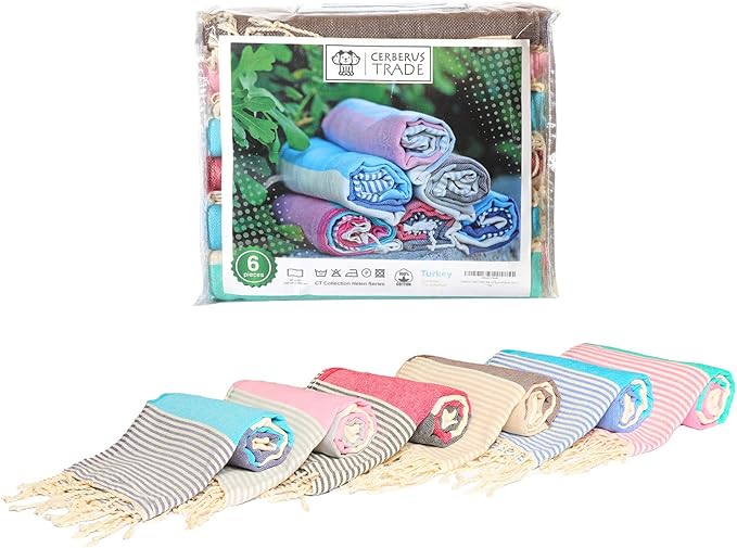 Turkish Beach Towel Peshtemal Blanket by Unknown