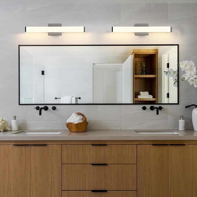 Bathroom Light Fixtures Over Mirror 22IN, 19W 5CCT Dimmable Modern Vanity Lights - Image 3