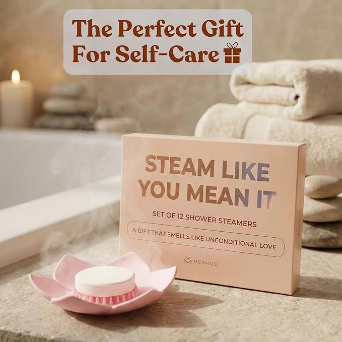 MESMOS Lotus Shower Steamer Trays, Silicone Soap Holder & Small Shower Steamer - Image 4