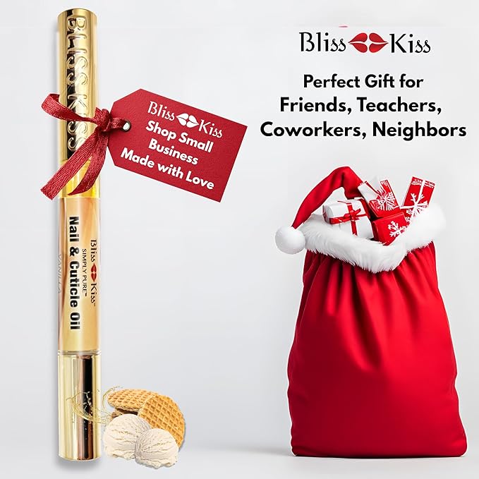 Bliss Kiss | 1 Vanilla Fragrance | Nail Oil Cuticle Pen w/Vitamin E & - Image 3