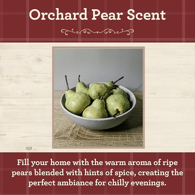 Our Own Candle Company, Orchard Pear Scented Mason Jar Candle, 100 Hour Burn - Image 2