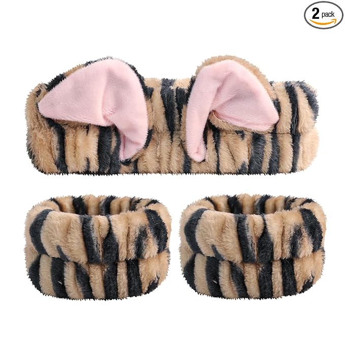 PERFECTSIGHT 2 Pack Cute Animal Headbands by PERFECTSIGHT