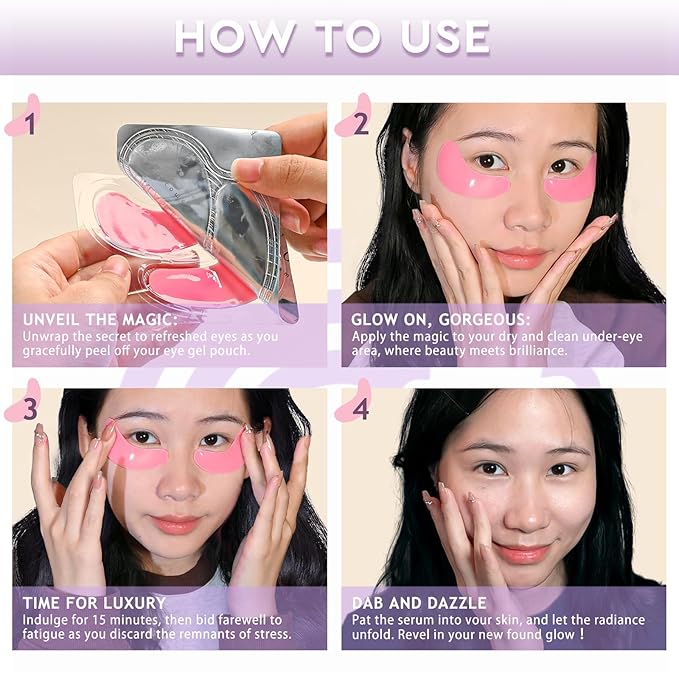 Under Eye Patches, 30 Pairs Eye Mask Skin care - Image 5