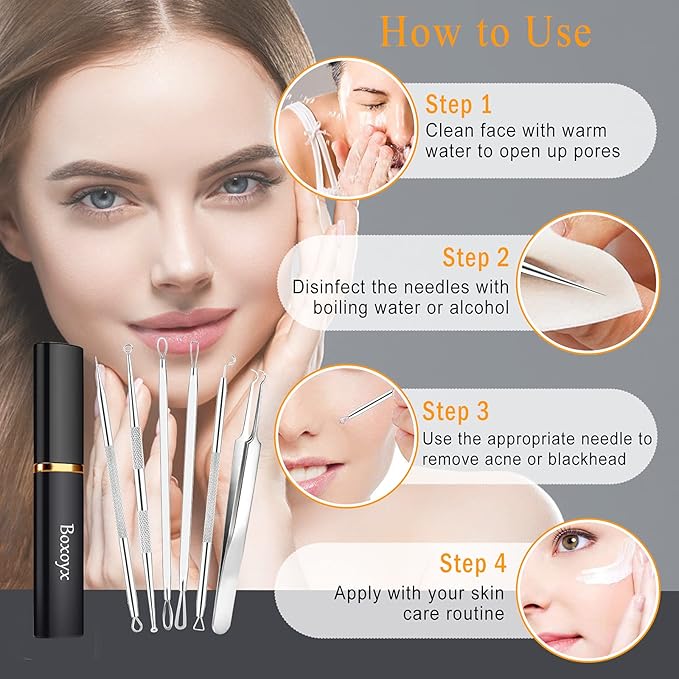 Boxoyx Pimple Popper Tool Kit - Image 7